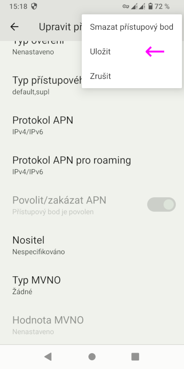 → Uložit